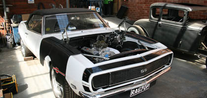 Classic car servicing